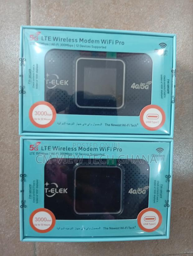 T-Elek 4g/5g Lte Universal Sim Wireless Pocket Wifi Pro