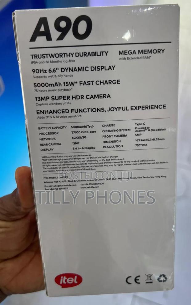 New Itel A90 64 GB Black photo 2