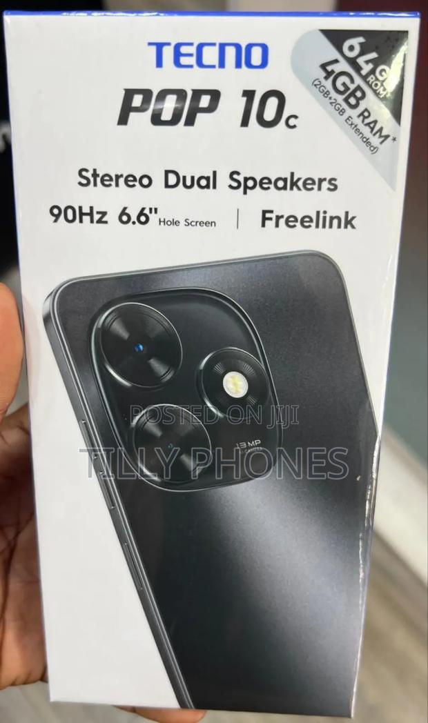New Tecno Pop 10 64 GB Black photo 2