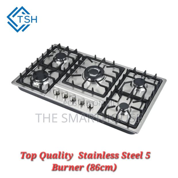 High Quality Stainless Steel 5 Burner Hob(86cm)Self Ignition photo 3