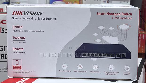 Hikvision 8port Poe Switch With 2uplink Ds-3e1510p-E1/M · Photo 3
