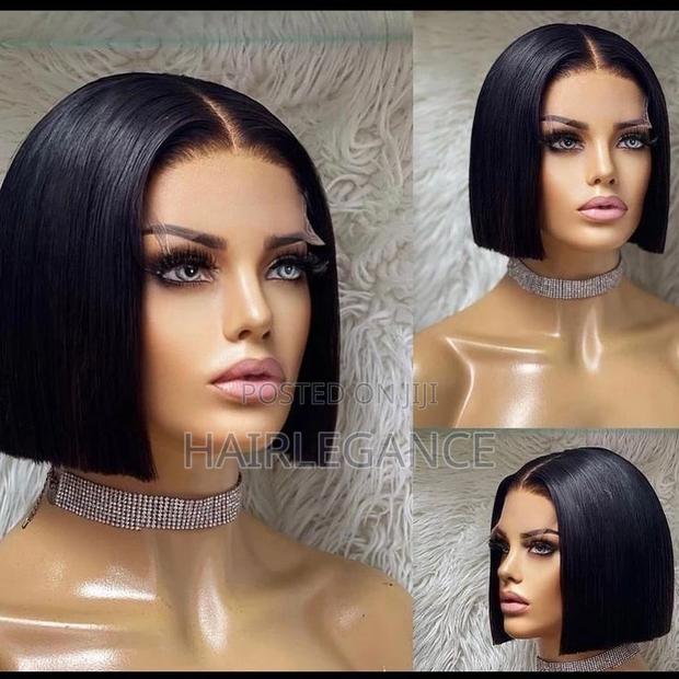 Middle Parting T-Frontal and Closure Blunt Cut Unit · Photo 2
