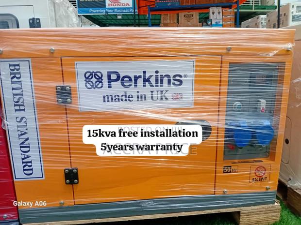 Yellow Gen Perkins 15kva 16500watt Diesel Generator 15kva · Photo 2