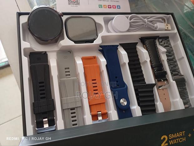 D13-Gs Smart Watch With 2 Smartwatches and 7 Straps - Black photo 10