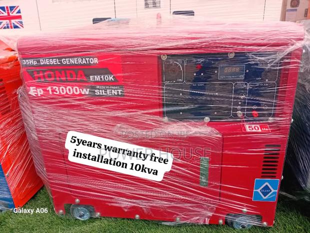 Omega Tower Exclusive Honda Diesel Generator 10kv 13000watts · Photo 2