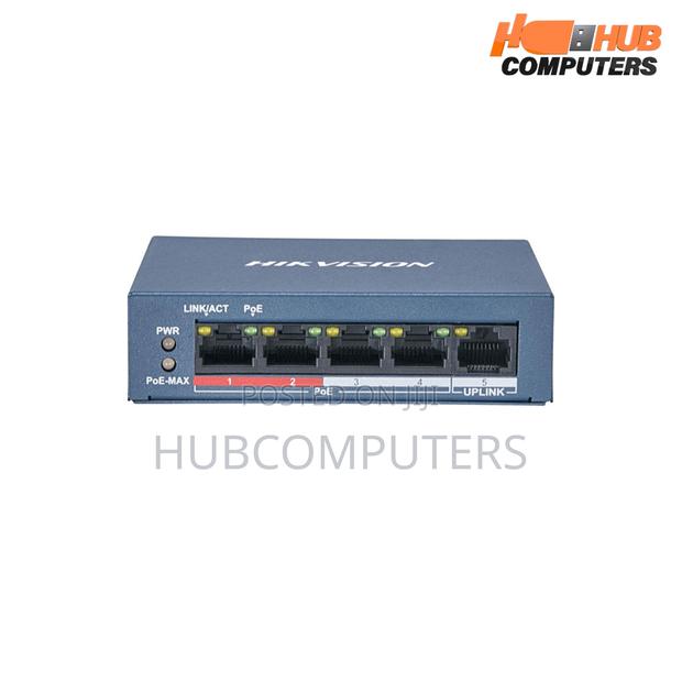 Hikvision Ds-3e0505p-E/M Poe Gigabit 4 Port Unmanaged Switch · Photo 4