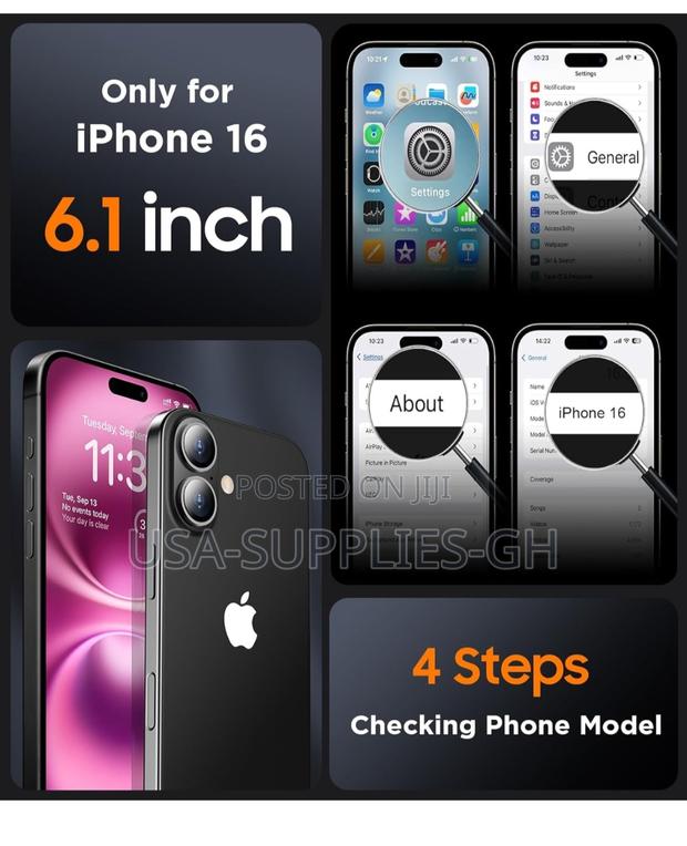 iPhone 16 Phone Case With Glass Screen / Camera Protector photo 4
