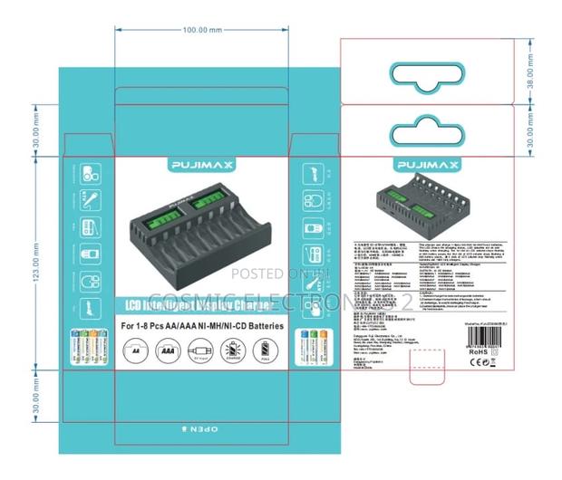 Manddlab LCD-006 Smart 8-Slot Battery Charger photo 10