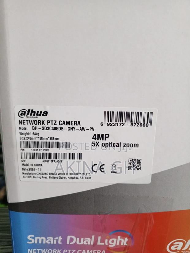 Dahua Network PTZ 5x Zoom Wifi Camera 4mp Dh-Sd3c405db-Gny-Aw-Pv · Photo 4