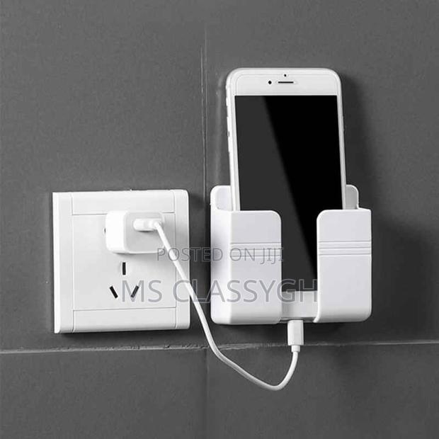 Phone Wall Shelf Organizer Remote Control Mobile Holder photo 2