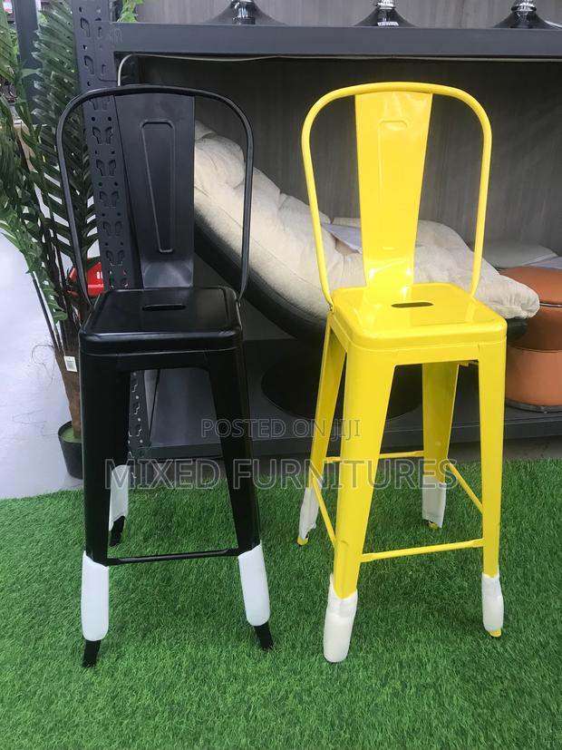 Bar Chair/ Stool (Quality Metal) With High Back Support · Photo 2