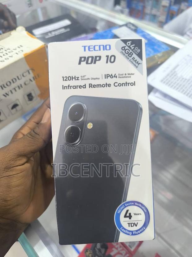New Tecno Pop 10 64 GB Black photo 2