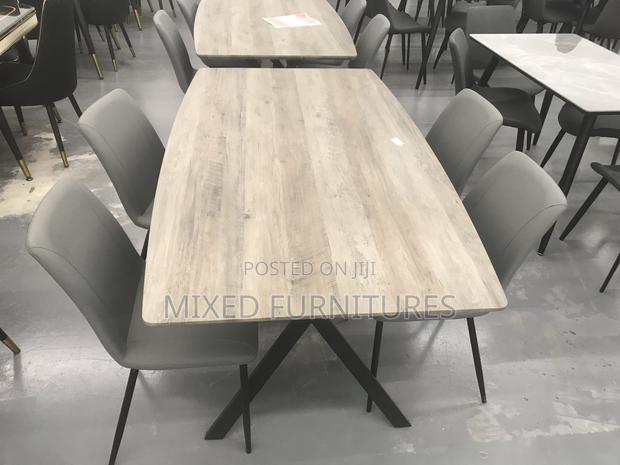 Wooden Dining Sets With 4 Leather Chairs