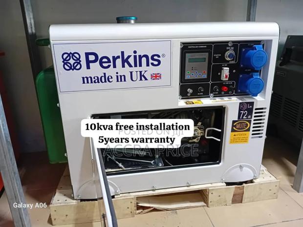 Crown Tap Perkins 10kva Diesel 13000watts Diesel Silent · Photo 2