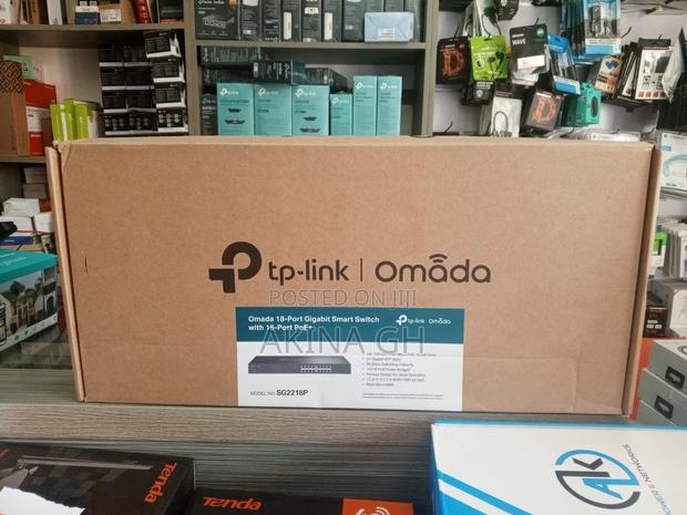 TP-Link Omada 16 Port Poe+ Smart Gigabit Switch Sg2218p · Photo 3