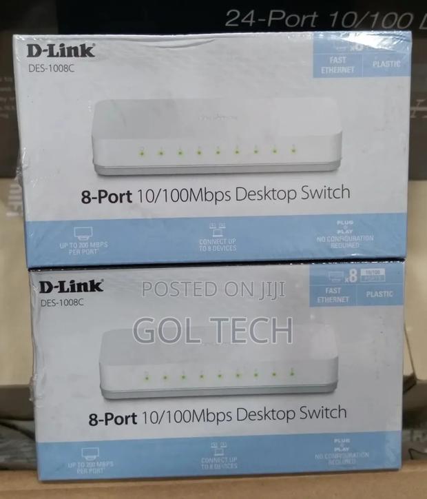 D-Link 8port Desktop Switch Des-1008c 10/100mbps · Photo 3