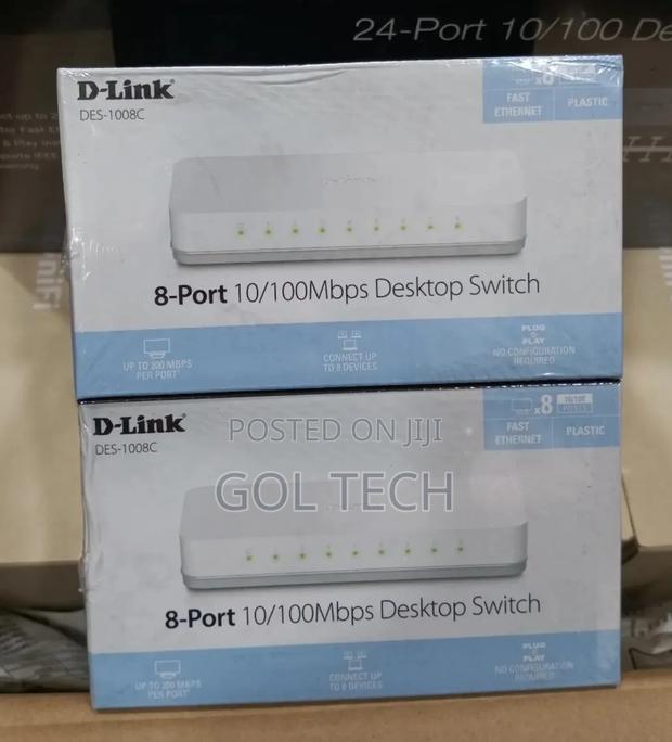D-Link 8port Desktop Switch Des-1008c 10/100mbps · Photo 4