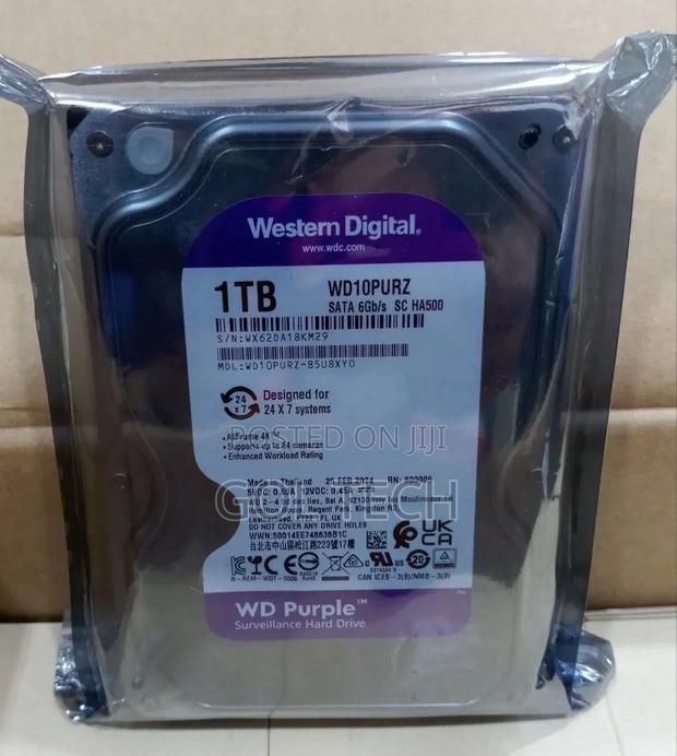 1tb Surveillance Hard Drive Wd Purple HDD · Photo 4