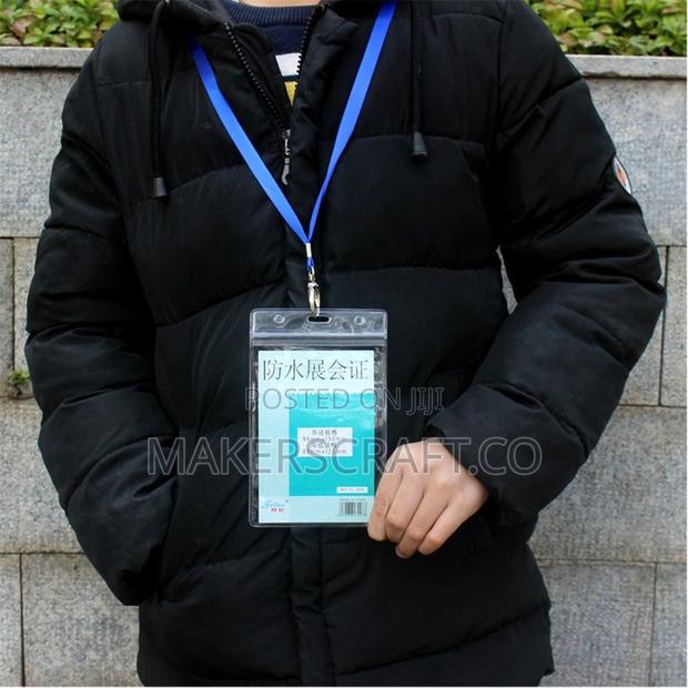 Transparent Id Card Plastic Pouches / Id Card Holder