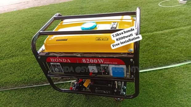 Generator 7.5kva 8200watt Honda Petrol Keystart 7.5kva Honda · Photo 2