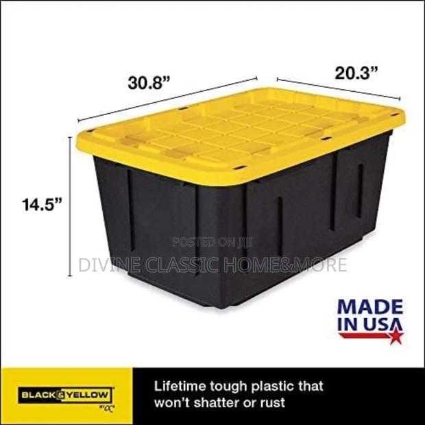Berkley Jensen 27-Gallon Storage Tote/Storage Box(Usa) photo 3