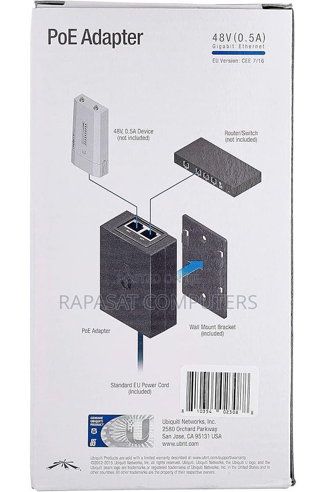 Ubiquiti 48v (0.5a) Gigabit Poe Adapter · Photo 2