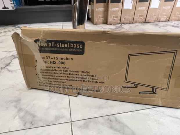 Improve Room Set Up With Adjustable Metal Tv Stand Legs · Photo 2
