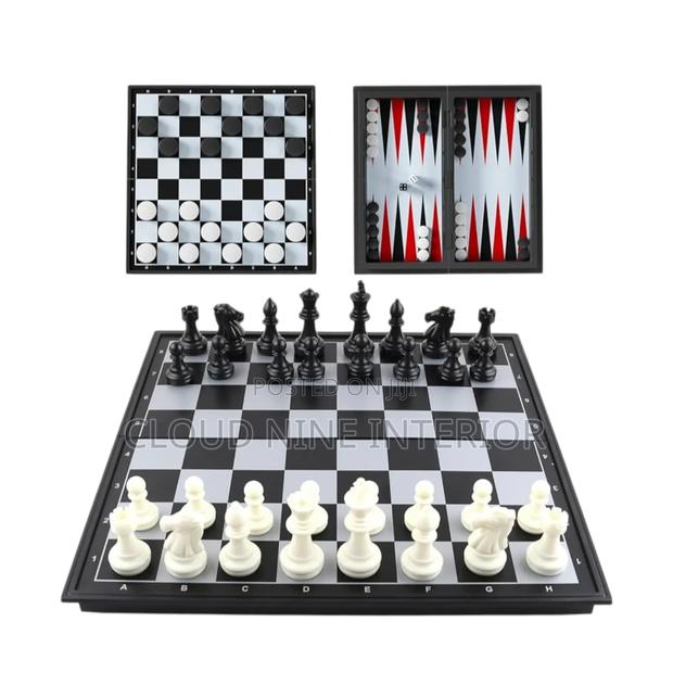 3in1 Chess Board Game