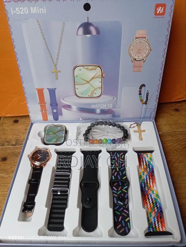 I-520 Mini Smart Watch, Quartz Watch, Bracelet, Chain- Black photo 2