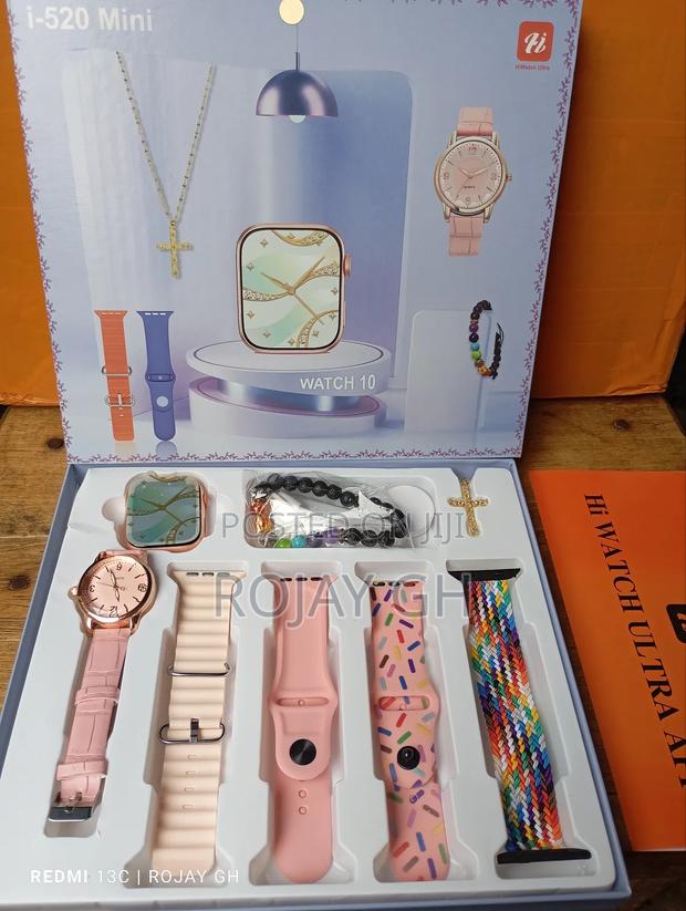 I-520 Mini Smartwatch, Quartz Watch, Bracelet, Chain- Pink photo 2