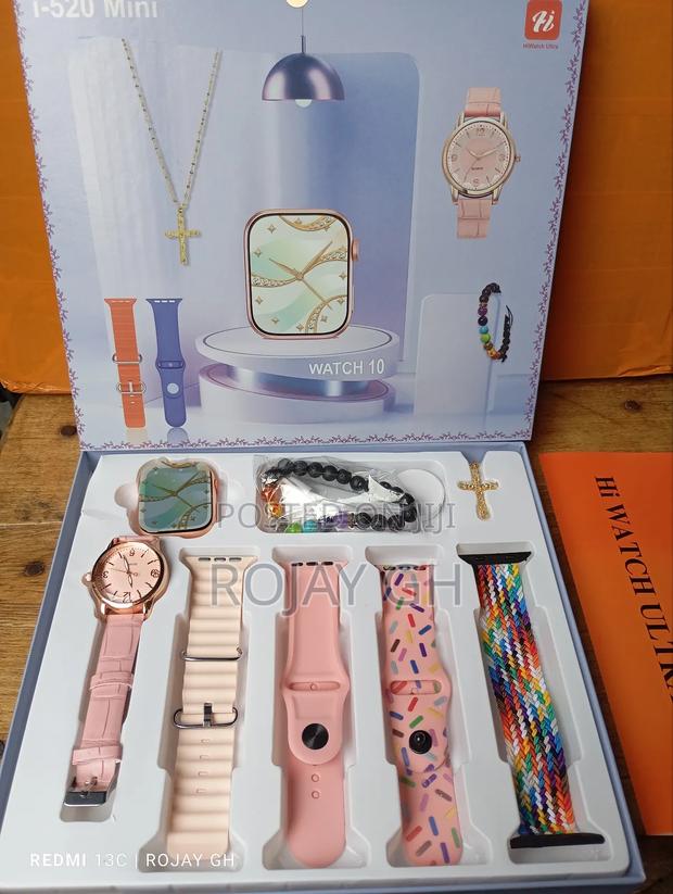 I-520 Mini Smartwatch, Quartz Watch, Bracelet, Chain- Pink photo 4