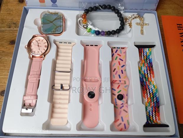 I-520 Mini Smartwatch, Quartz Watch, Bracelet, Chain- Pink photo 3