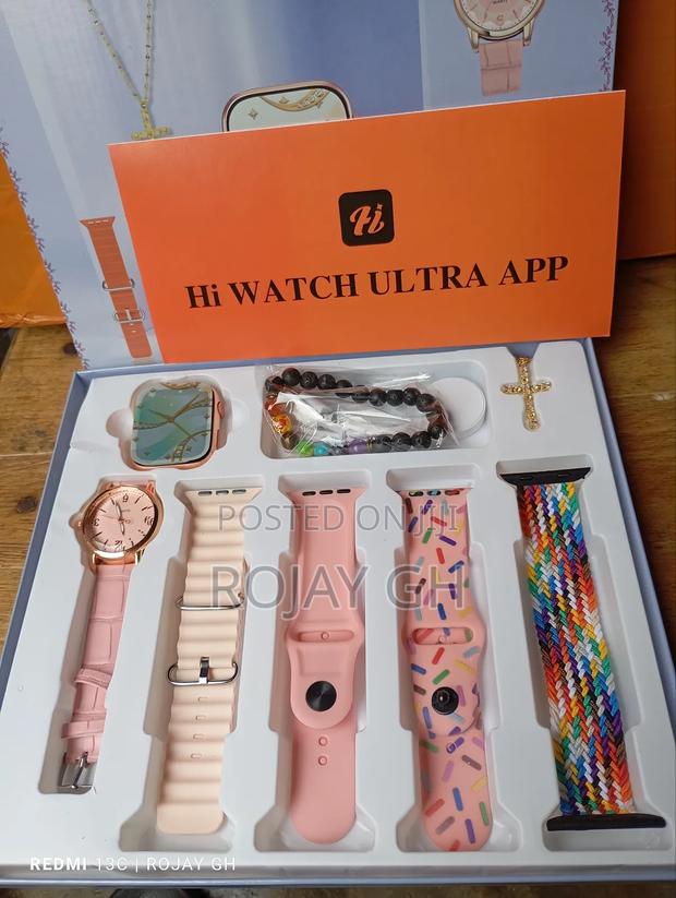I-520 Mini Smartwatch, Quartz Watch, Bracelet, Chain- Pink photo 6