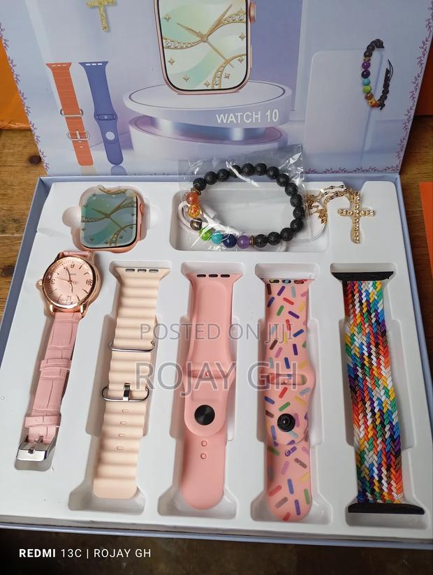 I-520 Mini Smartwatch, Quartz Watch, Bracelet, Chain- Pink