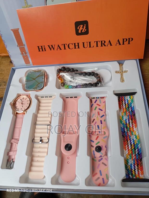 I-520 Mini Smartwatch, Quartz Watch, Bracelet, Chain- Pink photo 8