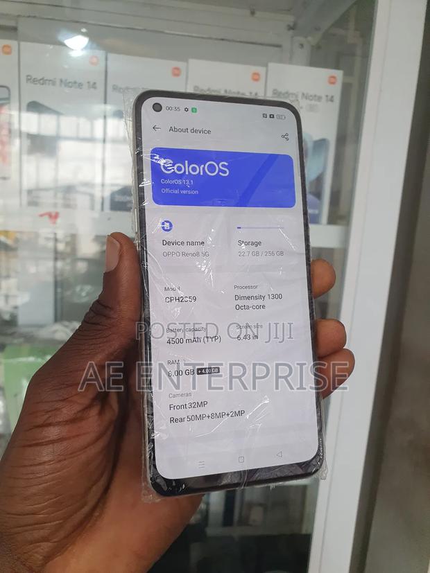 New Oppo Reno8 5G 256 GB Gold photo 2