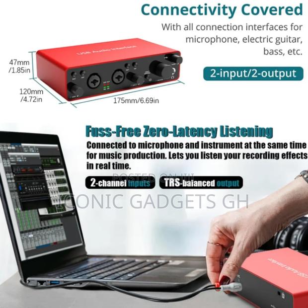 Brand New in Box Plug and Play Professional Studiosound Card photo 2