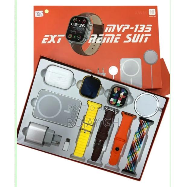 MVP Smartwatch Kit With Battery, Charger Headphones- Gold photo 2
