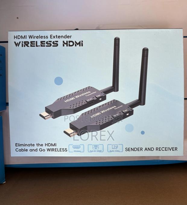 Hdmi Wireless 50m With Antenna Transmitter and Receiver · Photo 3