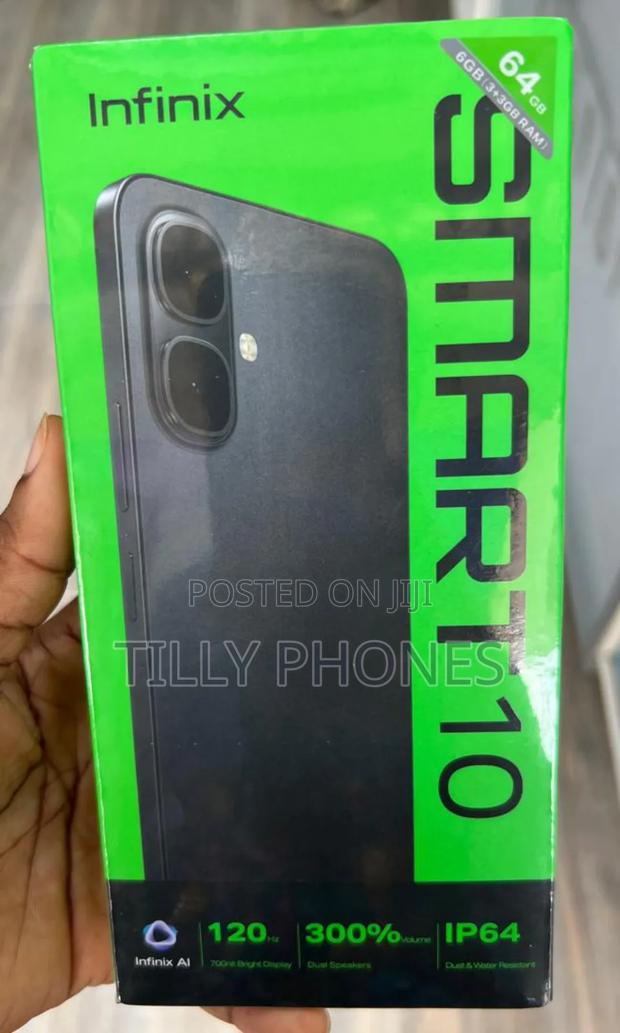 New Infinix Smart 10 128 GB Black