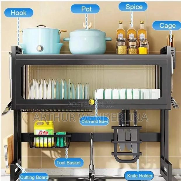 Multifunctional Dish Storage Rack · Photo 2
