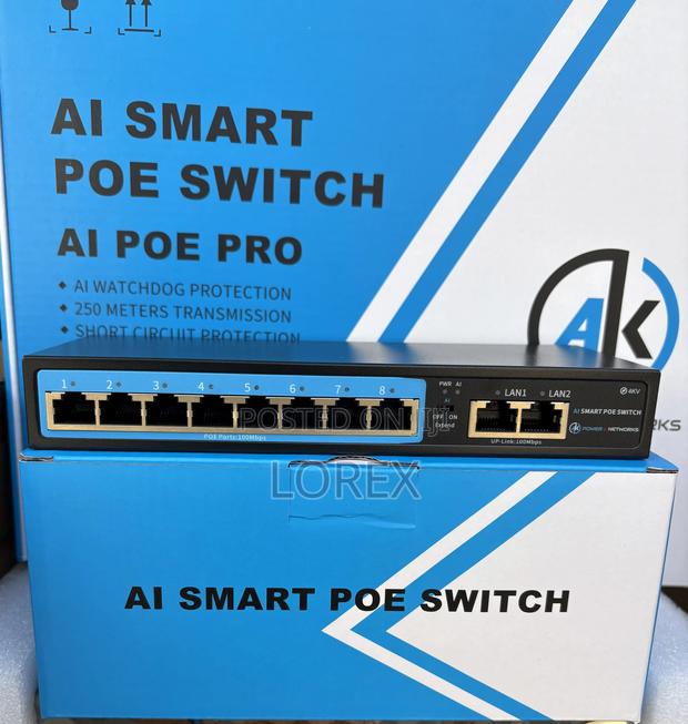 Ak 8ports Poe Switch With 2uplinks · Photo 3