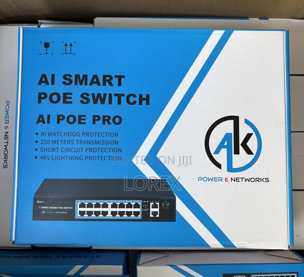 Ak 16port Poe Switch Rackmount 2uplink+1sfp · Photo 3