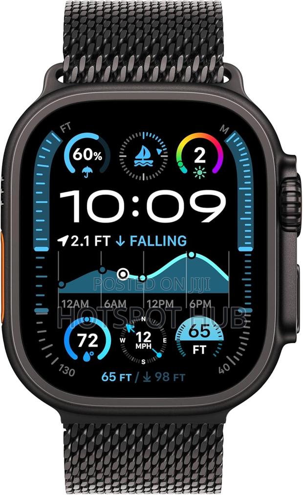 Apple Watch Ultra 2 Titanium Case With Black Milanese Loop · Photo 4