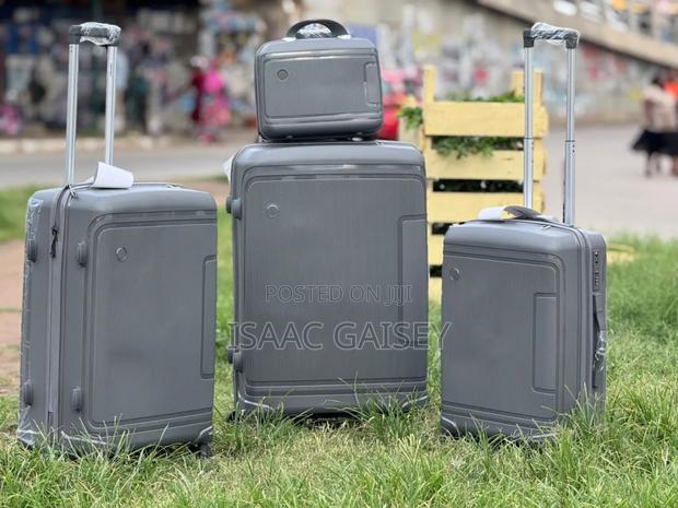 4set Double Zipper Anticrake Luggages With Cosmetic Bags · Photo 1