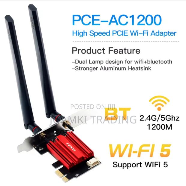1200mps Wireless Pci-E Adapter Card + Bluetooth, 2.4ghz,5ghz photo 8