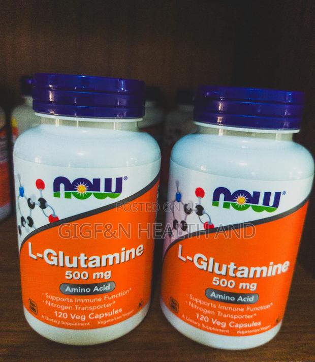 Now L-Glutamine 500mg/120 Veg Caps Gi Tract(2029 Expiry) · Photo 4