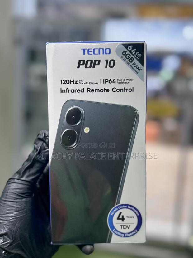 New Tecno Pop 10 64 GB Gray photo 3