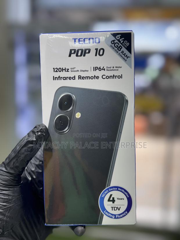 New Tecno Pop 10 64 GB Gray photo 8