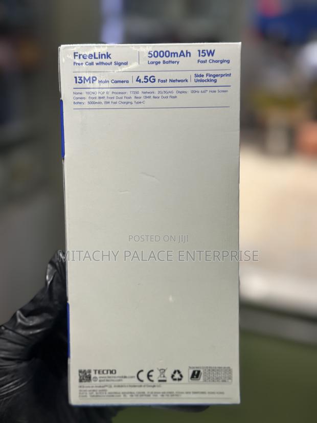 New Tecno Pop 10 64 GB Gray photo 13
